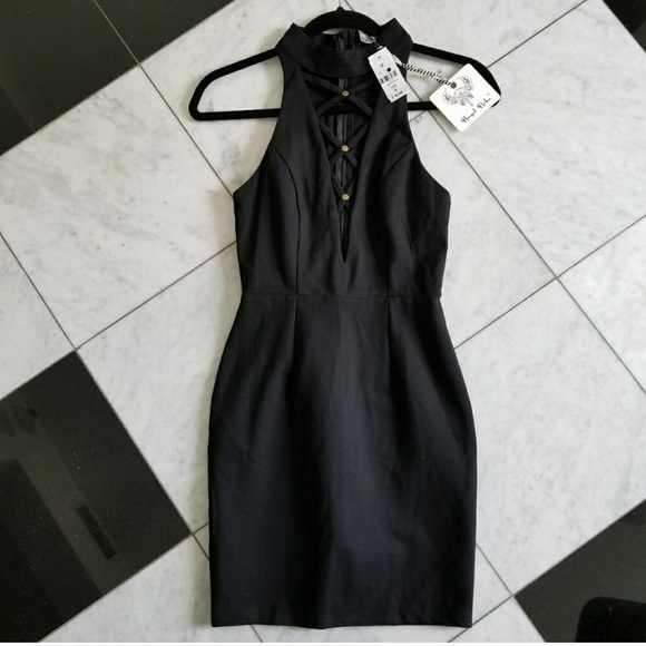 LF black bodycon dress - Picture 2 of 4